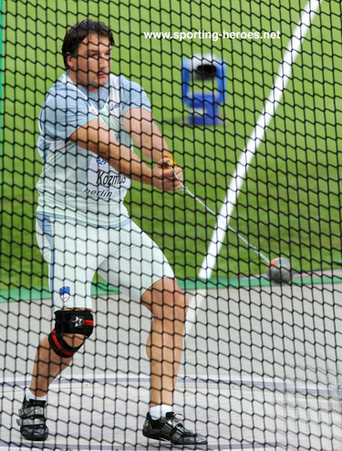 Primoz Kozmus - Slovenia - Olympic & World Championship Hammer Gold medals.