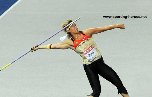 Steffi Nerius - Germany - World Athletics Championships Javelin medals.