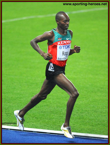 Micah Kipkemboi Kogo - Kenya - 10,000m finalist at two World Championships