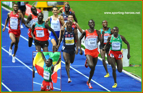 Deresse Mekonnen - Ethiopia - 2009 World Championships 1500m silver medal.