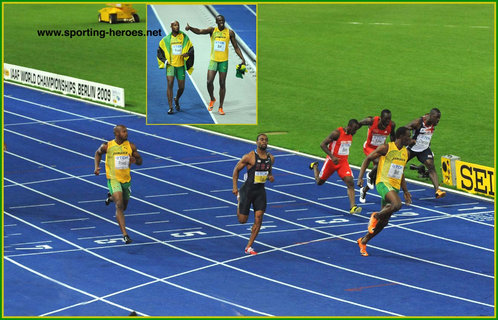 Asafa Powell - Jamaica - 2009 World Championships 100m bronze.