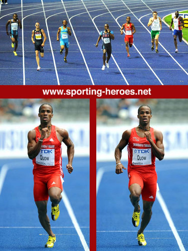 Renny Quow - Trinidad & Tobago - 2009 World Championships 400m bronze medal.