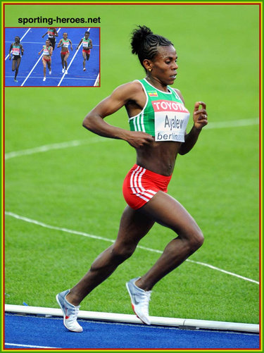 Wude Ayalew - Ethiopia - 2009 World Championships 10,000m bronze medal.