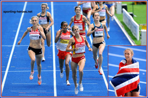 Lisa Dobriskey - Great Britain & N.I. - 2009 World Championships 1500m silver medal.