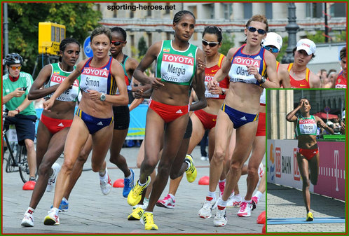 Aselefech Mergia - Ethiopia - 2009 World Championships Marathon bronze medal.