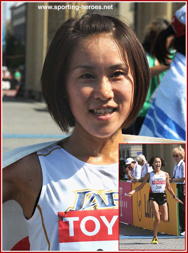 Yoshimi Ozaki - Japan - 2009 World Championships Marathon silver medal.