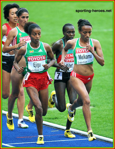 Meselech Melkamu - Ethiopia - 5th in the 5000m at the 2009 World Championships.