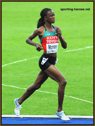 Grace Kwamboka Momanyi - Kenya - 4th in the 10,000m at the 2009 World Championships.