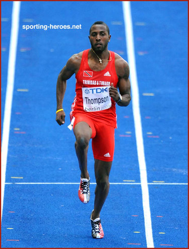 Richard Thompson - Trinidad & Tobago - 5th in the 100m at the 2009 World Champs (result)