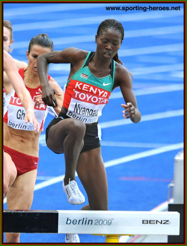 Ruth Bisibori Nyangau - Kenya - 2009 World Championships Steeplechase finalist.