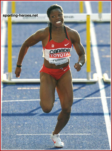 Perdita Felicien - Canada - 2009 World Champs 100m Hurdles finalist.