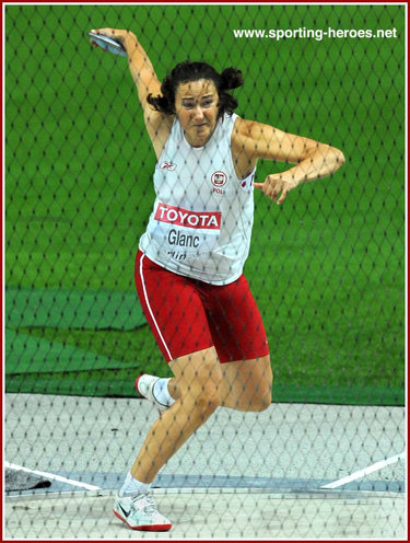 Zaneta Glanc - Poland - 4th in the Discus at the 2009 & 2011 World Championships