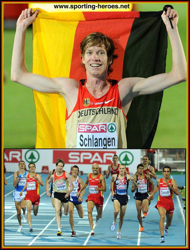 Carsten Schlangen - Germany - 2010 European Championships 1500m silver medal.