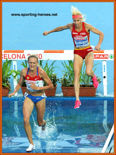 Marta Dominguez - Spain - 2010 European Champs Steeplechase.