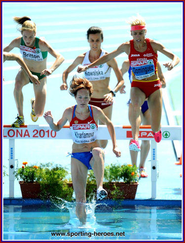 Lyubov Kharlamova - Belarus - European Championship Steeplechase bronze.
