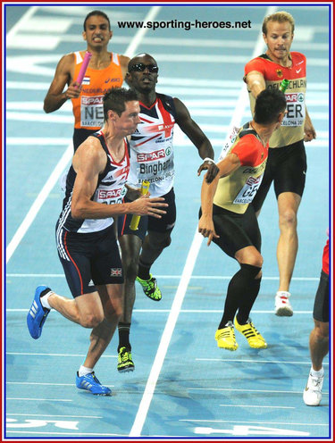 Robert Tobin - Great Britain & N.I. - World & European Championships 4x400m medalist.
