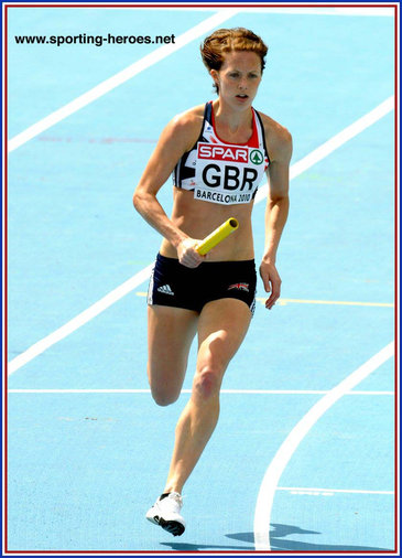 Nicola Sanders - Great Britain & N.I. - 2010 Euro Champs 4x400m bronze medal.