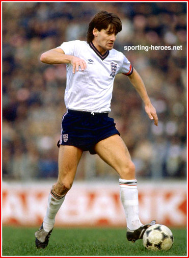 Paul Bracewell - England - Biography of his England games 1985