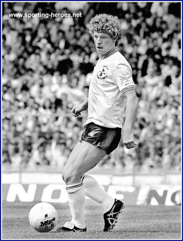 Micky Hazard - Tottenham Hotspur - League appearances for Spurs.
