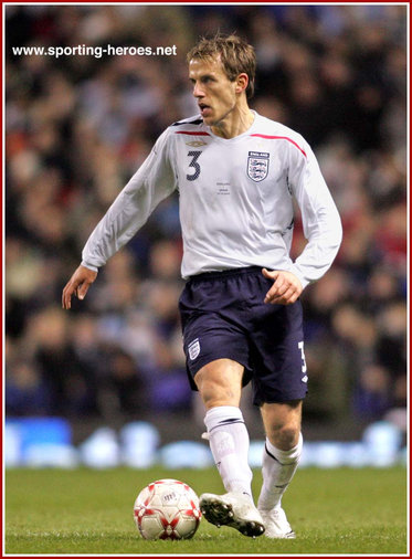 Phil Neville - England - English Caps (Part 2) 2001-07