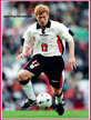 Paul SCHOLES - England - Biography of his England football career.
