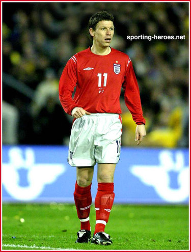 Alan Thompson - England - 2004 his only game for England.