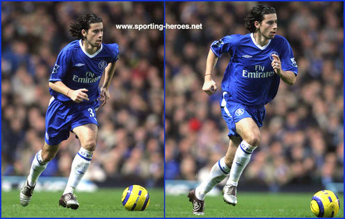 "TIAGO" MENDES - Chelsea FC - Biography of his Chelsea career.