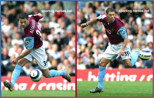 Jeremie Aliadiere - West Ham United - Premiership Appearances