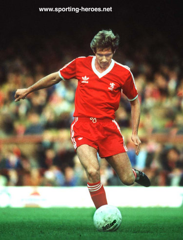 Ian Bailey - Middlesbrough FC - League appearances.