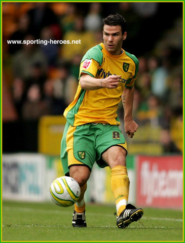 Julien Brellier - Norwich City FC - League Appearances