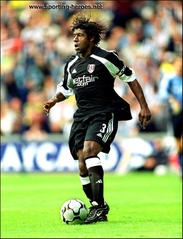 Rufus Brevett - Fulham FC - League Appearances.