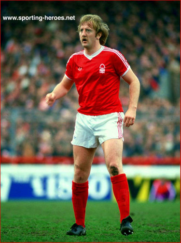 Kenny Burns - Nottingham Forest - League appearances.