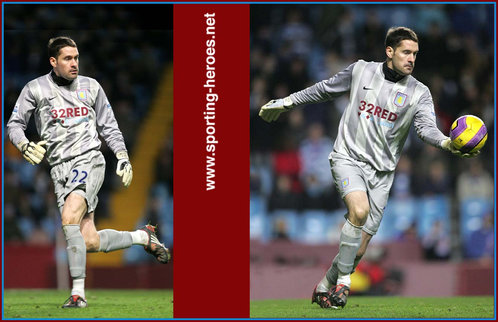 Scott Carson - Aston Villa  - Premiership Appearances