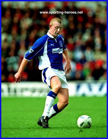 Nick Chadwick - Everton FC - Premiership Appearances