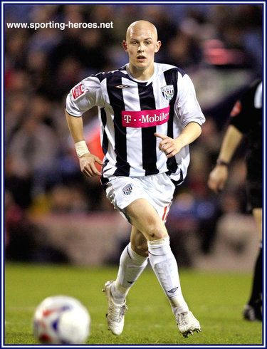 Richard Chaplow - West Bromwich Albion - League Appearances