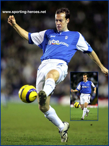 Jamie Clapham - Birmingham City - League appearances for Birmingham.