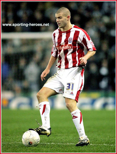 Carl Dickinson - Stoke City FC - League Appearances