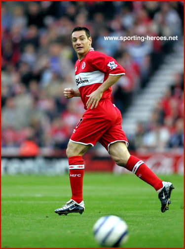 Doriva - Middlesbrough FC - League appearances.