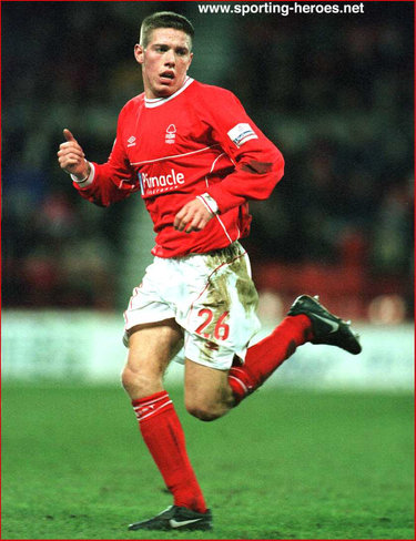 Gareth Edds - Nottingham Forest - League Appearances