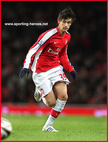 Rui Fonte - Arsenal FC - League appearances.