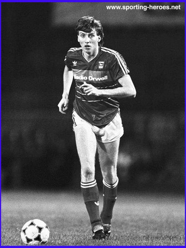 Irvin Gernon - Ipswich Town FC - League appearances.