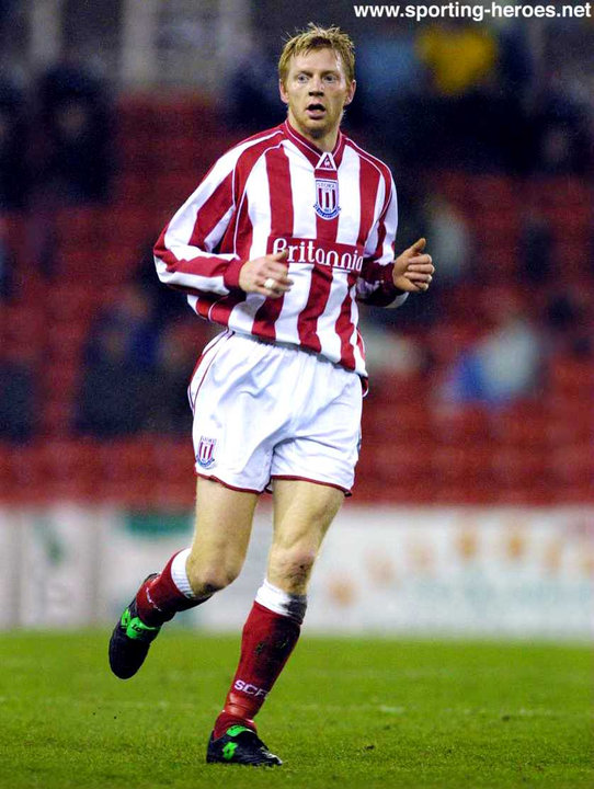 Brynjar GUNNARSSON League Appearances Stoke City FC