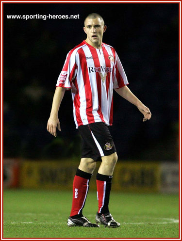 Peter Hartley - Sunderland FC - League Appearances