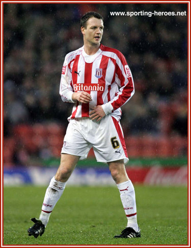 Clint Hill - Stoke City FC - League appearances for The Potters.