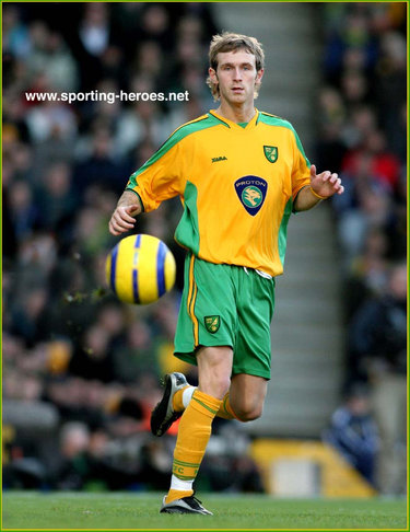 Ryan Jarvis - Norwich City FC - League appearances.