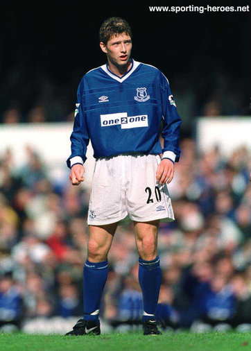 Phil Jevons - Everton FC - Premiership Appearances