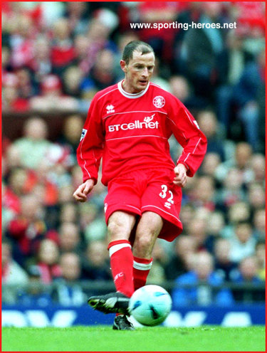 Allan Johnston - Middlesbrough FC - League Appearances