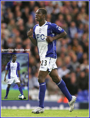 Olivier Kapo - Birmingham City - League appearances.