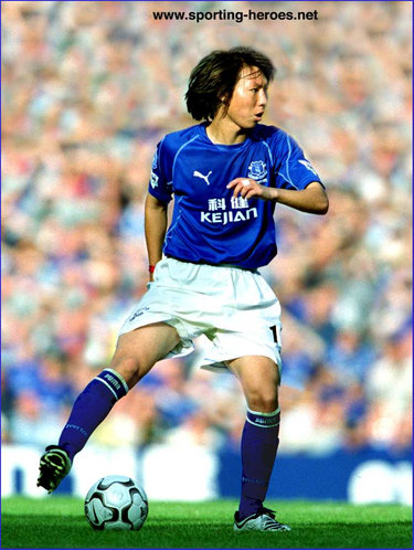 Li Tie - Everton FC - Premiership Appearances