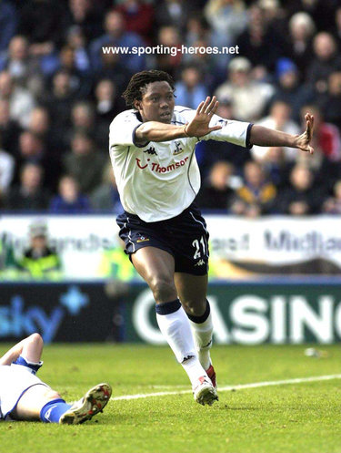Mbulelo Mabizela - Tottenham Hotspur - Premiership Appearances